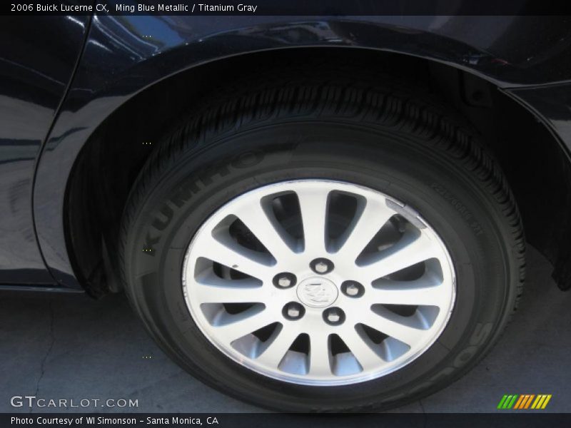 Ming Blue Metallic / Titanium Gray 2006 Buick Lucerne CX