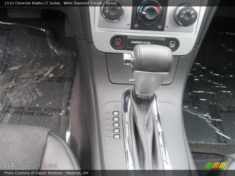 White Diamond Tricoat / Ebony 2010 Chevrolet Malibu LT Sedan