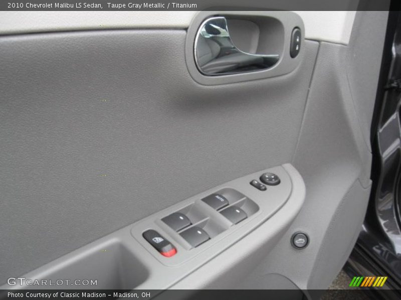 Taupe Gray Metallic / Titanium 2010 Chevrolet Malibu LS Sedan