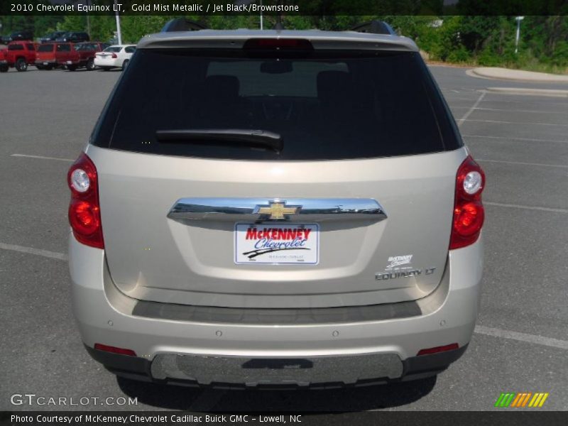 Gold Mist Metallic / Jet Black/Brownstone 2010 Chevrolet Equinox LT