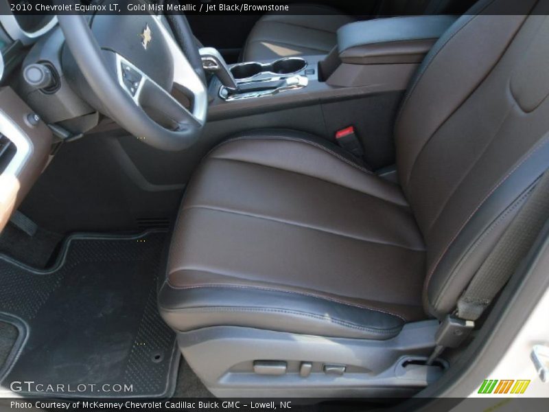 Gold Mist Metallic / Jet Black/Brownstone 2010 Chevrolet Equinox LT