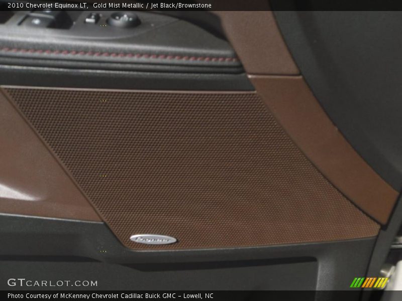 Gold Mist Metallic / Jet Black/Brownstone 2010 Chevrolet Equinox LT