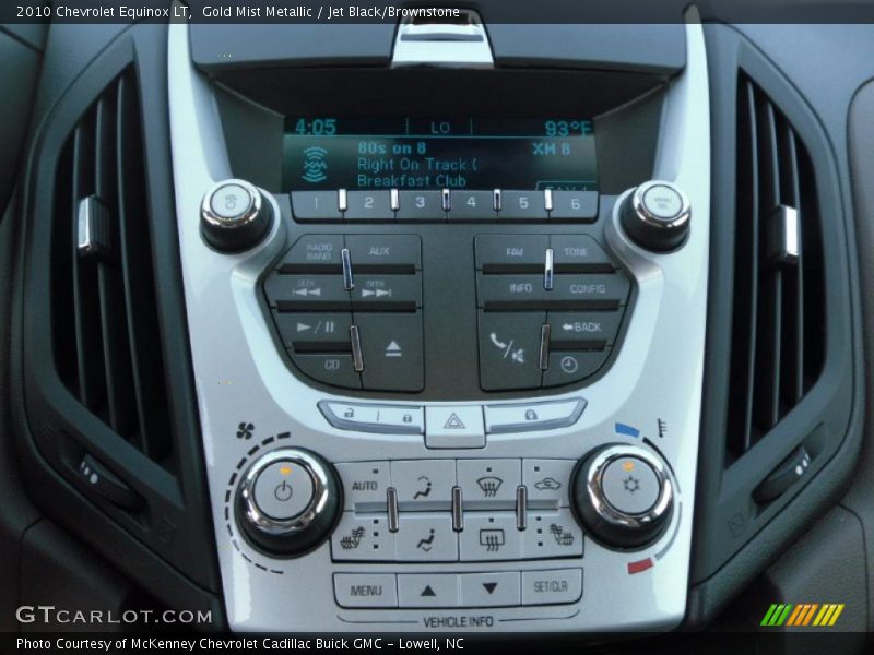 Gold Mist Metallic / Jet Black/Brownstone 2010 Chevrolet Equinox LT