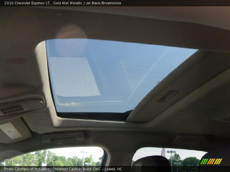 Gold Mist Metallic / Jet Black/Brownstone 2010 Chevrolet Equinox LT