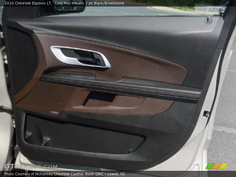 Gold Mist Metallic / Jet Black/Brownstone 2010 Chevrolet Equinox LT