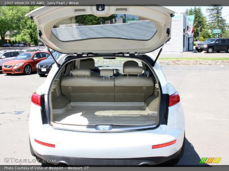 Ivory Pearl / Wheat 2007 Infiniti FX 35 AWD