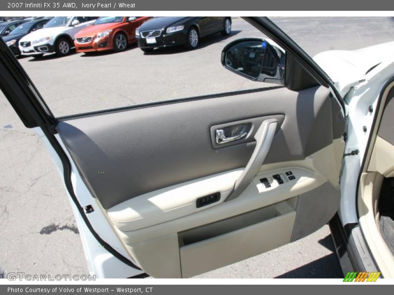 Ivory Pearl / Wheat 2007 Infiniti FX 35 AWD