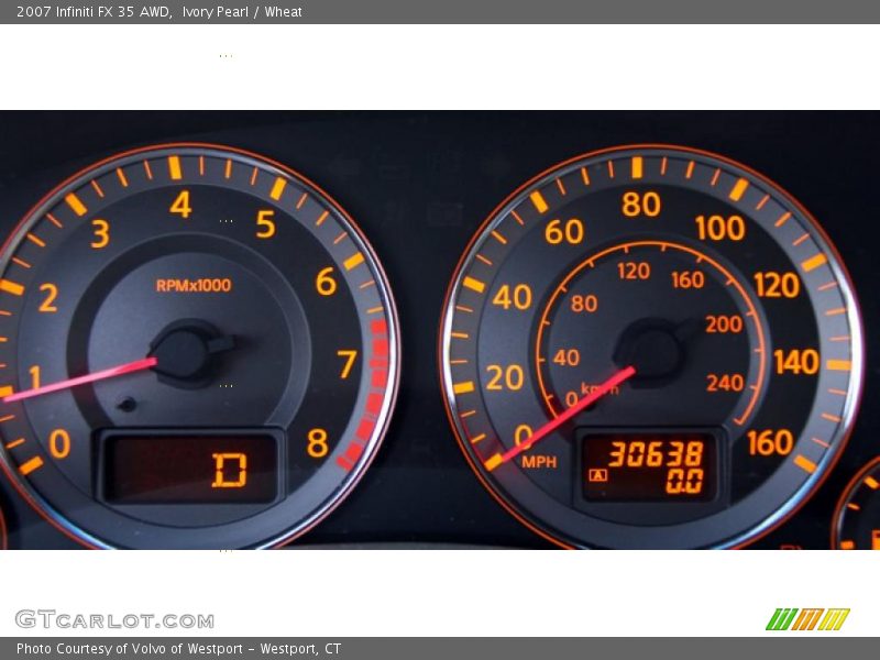 Ivory Pearl / Wheat 2007 Infiniti FX 35 AWD