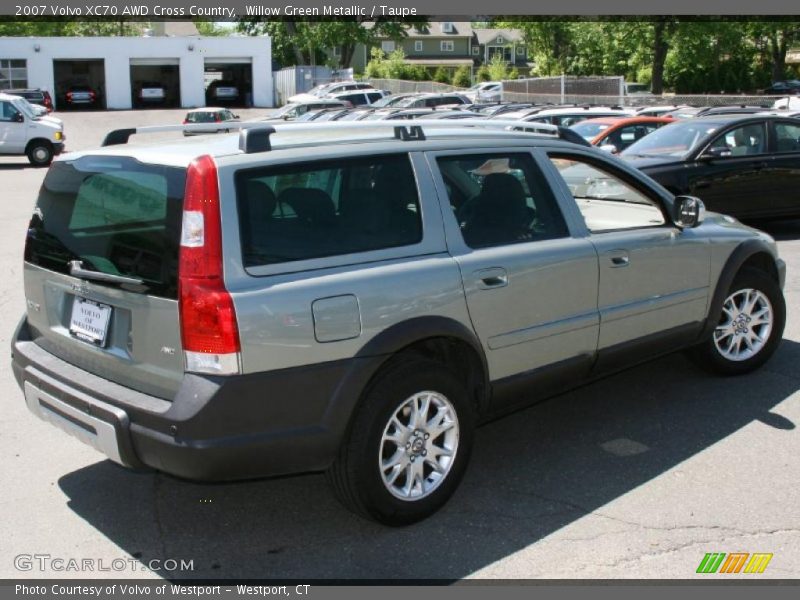 Willow Green Metallic / Taupe 2007 Volvo XC70 AWD Cross Country