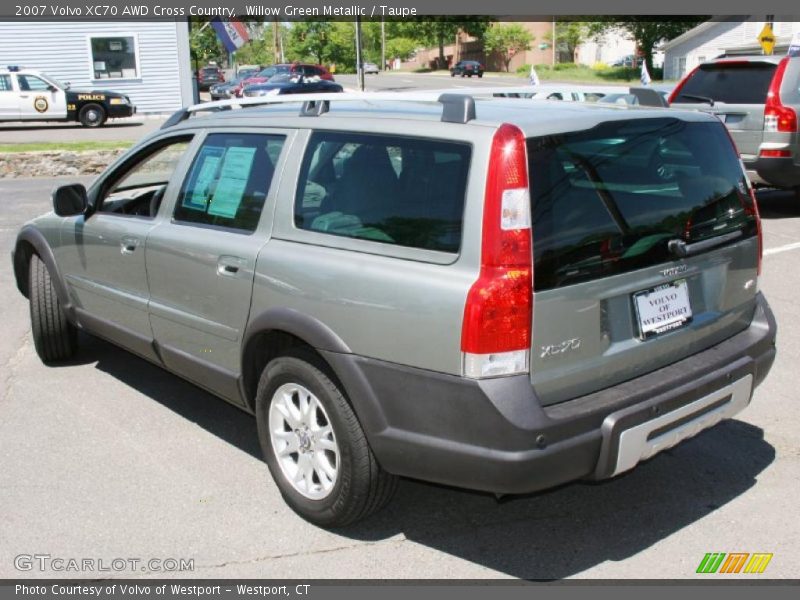 Willow Green Metallic / Taupe 2007 Volvo XC70 AWD Cross Country