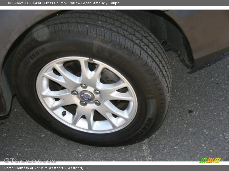 Willow Green Metallic / Taupe 2007 Volvo XC70 AWD Cross Country