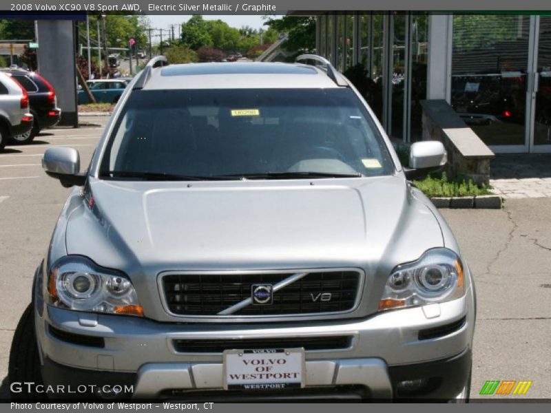 Electric Silver Metallic / Graphite 2008 Volvo XC90 V8 Sport AWD