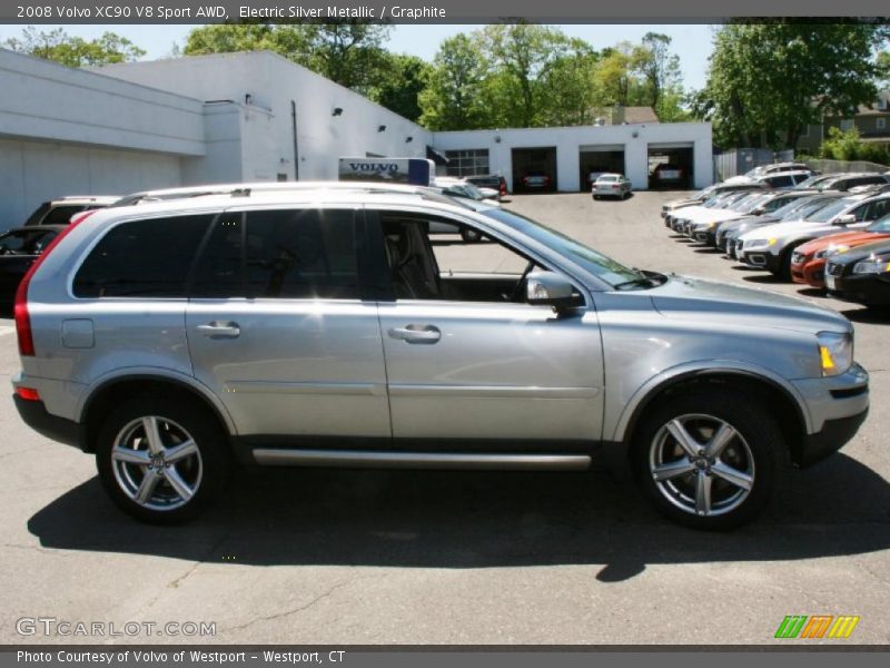 Electric Silver Metallic / Graphite 2008 Volvo XC90 V8 Sport AWD