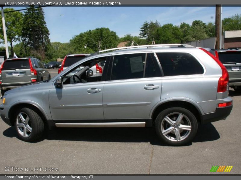 Electric Silver Metallic / Graphite 2008 Volvo XC90 V8 Sport AWD