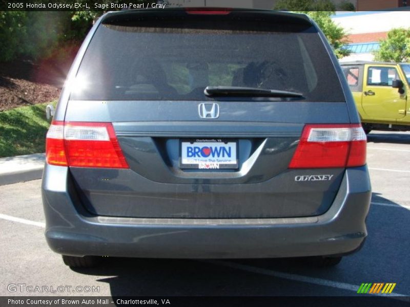 Sage Brush Pearl / Gray 2005 Honda Odyssey EX-L