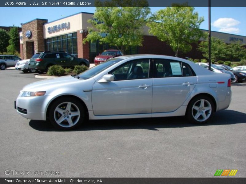Satin Silver Metallic / Ebony 2005 Acura TL 3.2