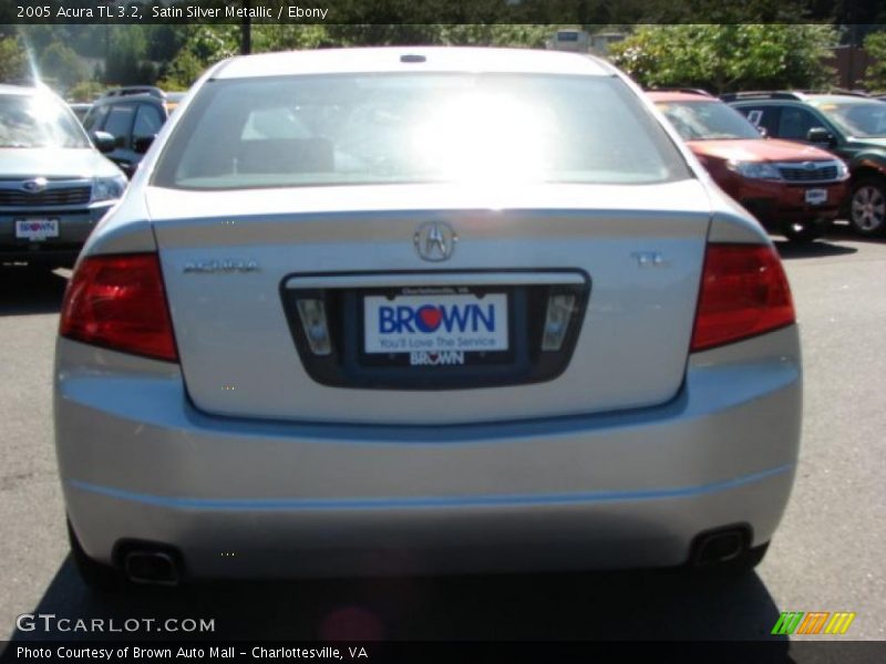 Satin Silver Metallic / Ebony 2005 Acura TL 3.2