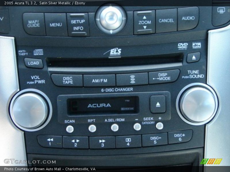 Satin Silver Metallic / Ebony 2005 Acura TL 3.2