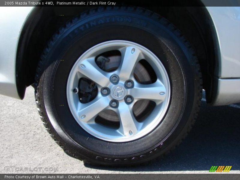 Platinum Metallic / Dark Flint Gray 2005 Mazda Tribute s 4WD