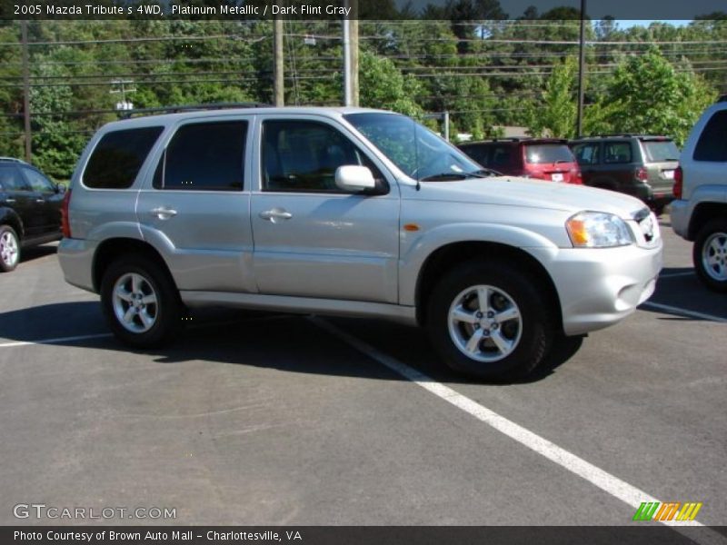 Platinum Metallic / Dark Flint Gray 2005 Mazda Tribute s 4WD