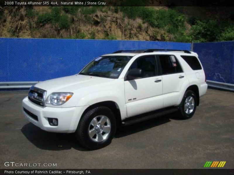 Natural White / Stone Gray 2008 Toyota 4Runner SR5 4x4