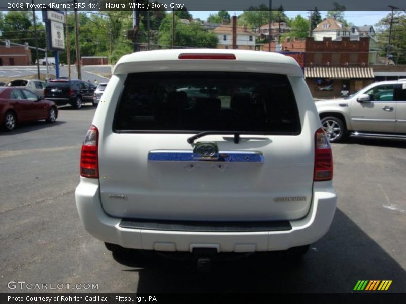 Natural White / Stone Gray 2008 Toyota 4Runner SR5 4x4