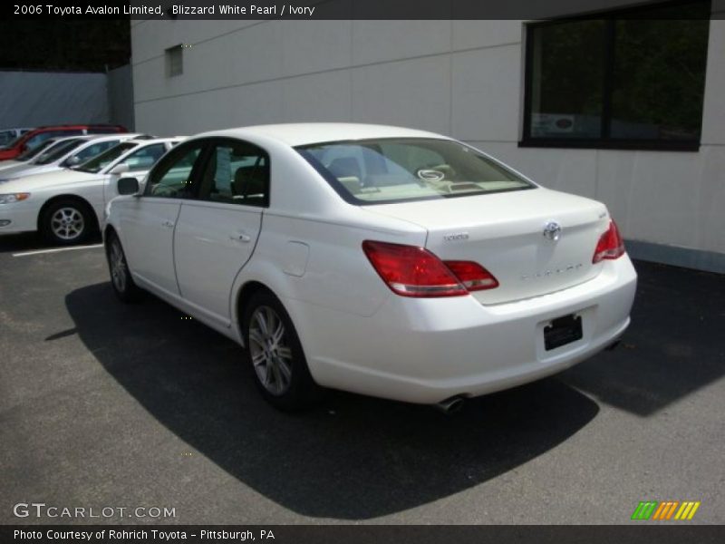 Blizzard White Pearl / Ivory 2006 Toyota Avalon Limited