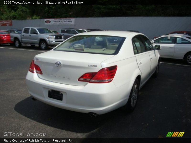 Blizzard White Pearl / Ivory 2006 Toyota Avalon Limited