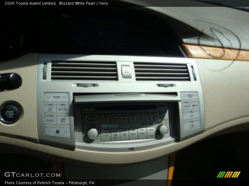 Blizzard White Pearl / Ivory 2006 Toyota Avalon Limited