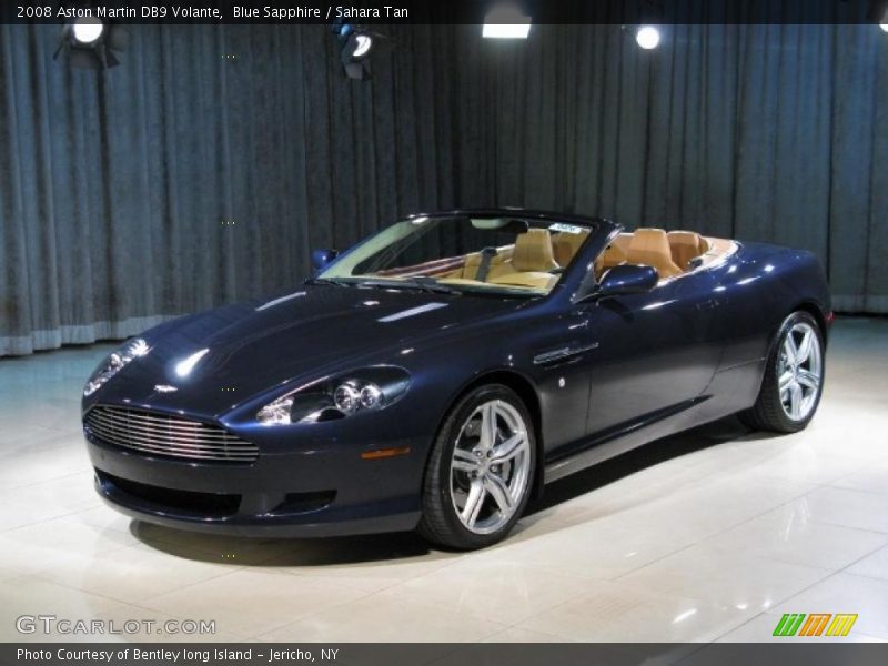 Blue Sapphire / Sahara Tan 2008 Aston Martin DB9 Volante
