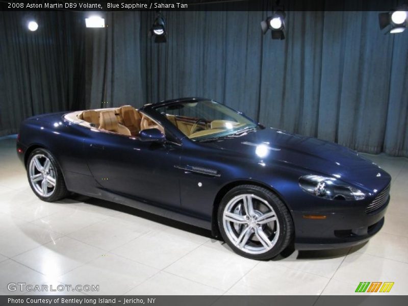 Blue Sapphire / Sahara Tan 2008 Aston Martin DB9 Volante