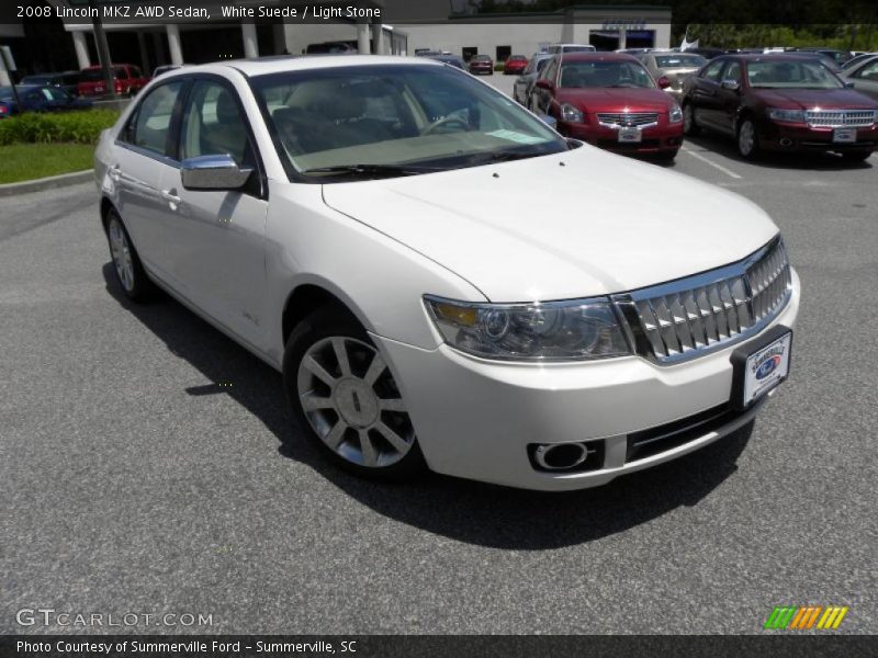 White Suede / Light Stone 2008 Lincoln MKZ AWD Sedan
