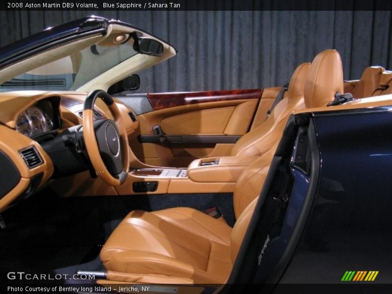 Blue Sapphire / Sahara Tan 2008 Aston Martin DB9 Volante