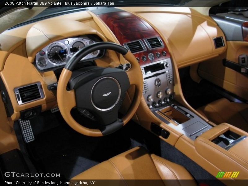 Blue Sapphire / Sahara Tan 2008 Aston Martin DB9 Volante