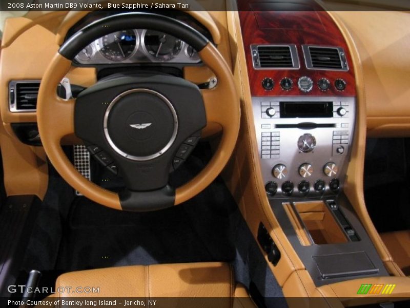 Blue Sapphire / Sahara Tan 2008 Aston Martin DB9 Volante