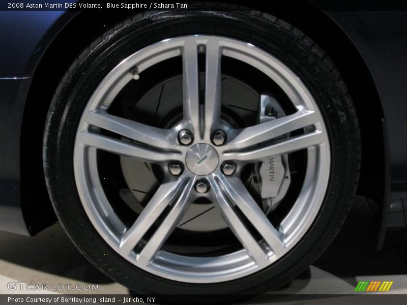 Blue Sapphire / Sahara Tan 2008 Aston Martin DB9 Volante
