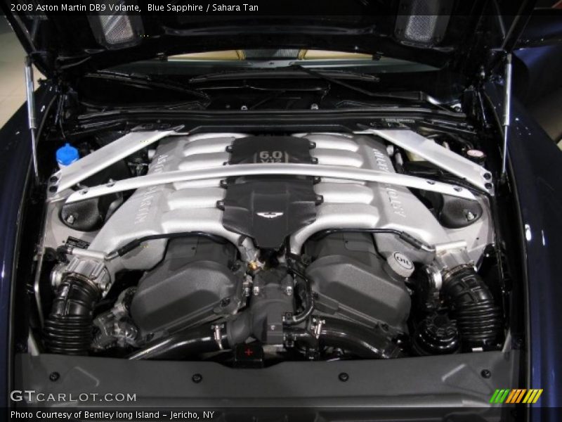 Blue Sapphire / Sahara Tan 2008 Aston Martin DB9 Volante
