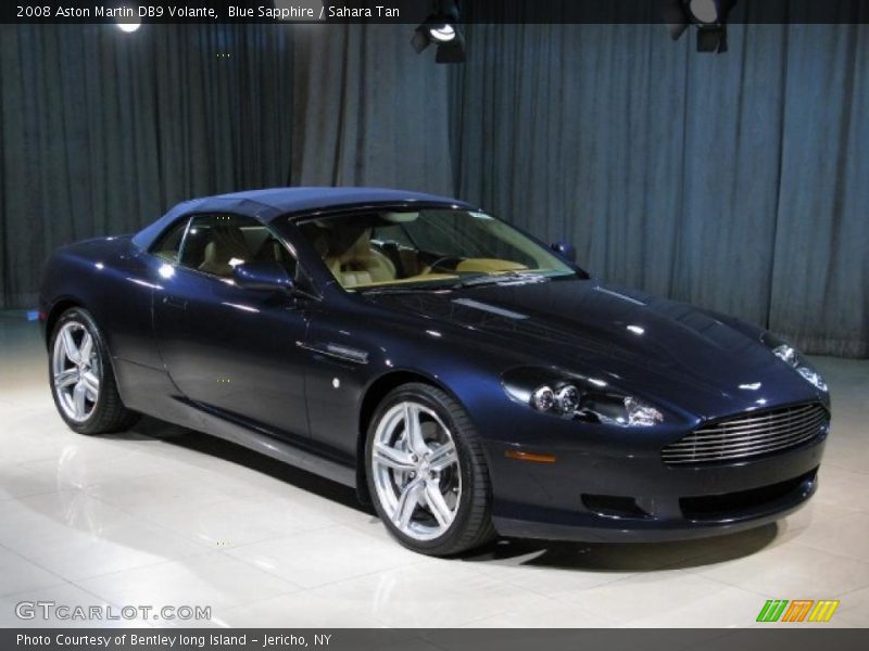 Blue Sapphire / Sahara Tan 2008 Aston Martin DB9 Volante