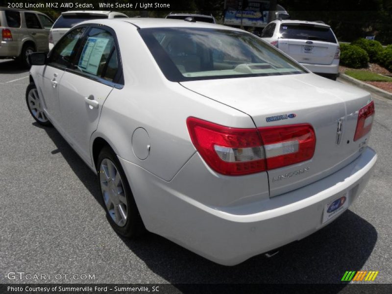 White Suede / Light Stone 2008 Lincoln MKZ AWD Sedan