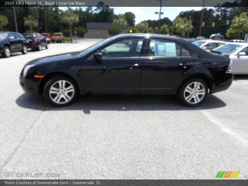 Black / Charcoal Black 2007 Ford Fusion SE