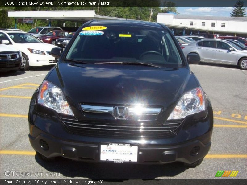 Nighthawk Black Pearl / Black 2008 Honda CR-V EX 4WD