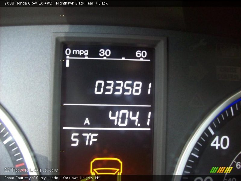 Nighthawk Black Pearl / Black 2008 Honda CR-V EX 4WD