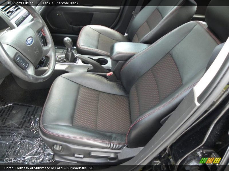 Black / Charcoal Black 2007 Ford Fusion SE