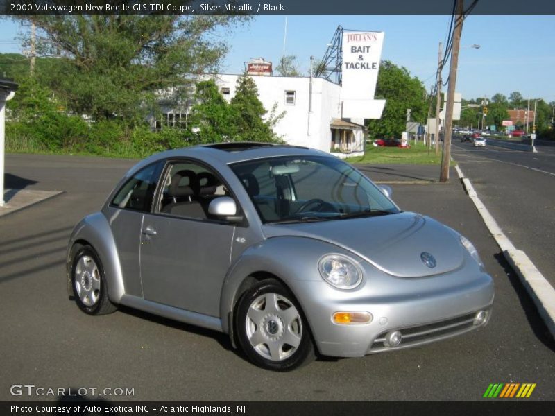 Silver Metallic / Black 2000 Volkswagen New Beetle GLS TDI Coupe