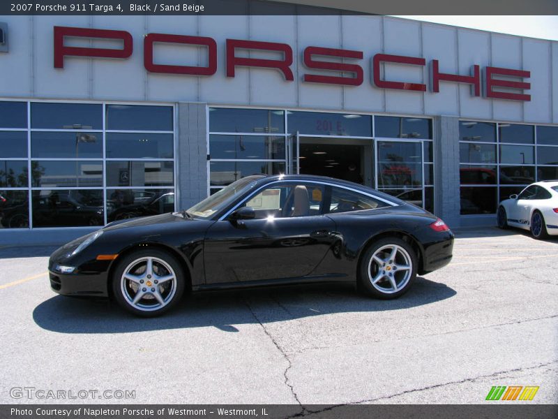 Black / Sand Beige 2007 Porsche 911 Targa 4