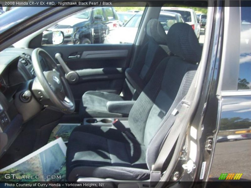 Nighthawk Black Pearl / Black 2008 Honda CR-V EX 4WD