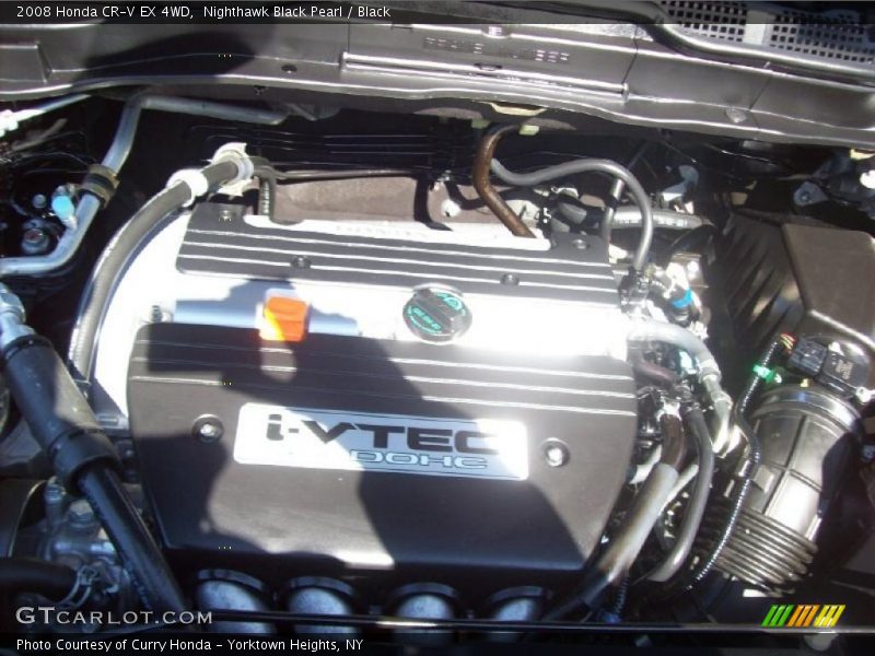 Nighthawk Black Pearl / Black 2008 Honda CR-V EX 4WD