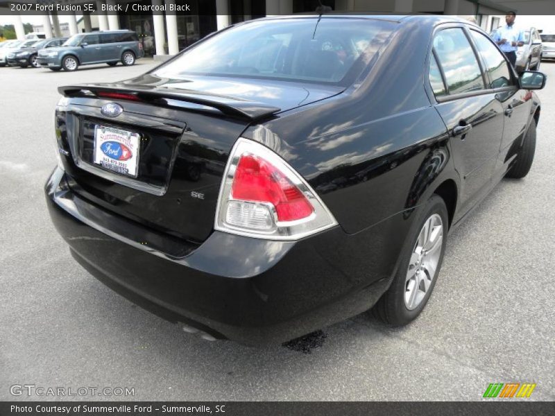 Black / Charcoal Black 2007 Ford Fusion SE