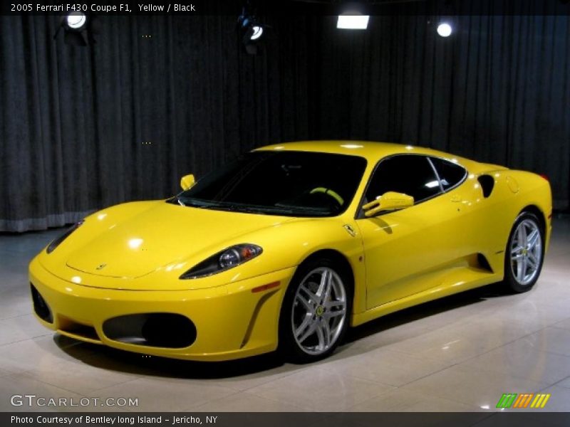 Yellow / Black 2005 Ferrari F430 Coupe F1