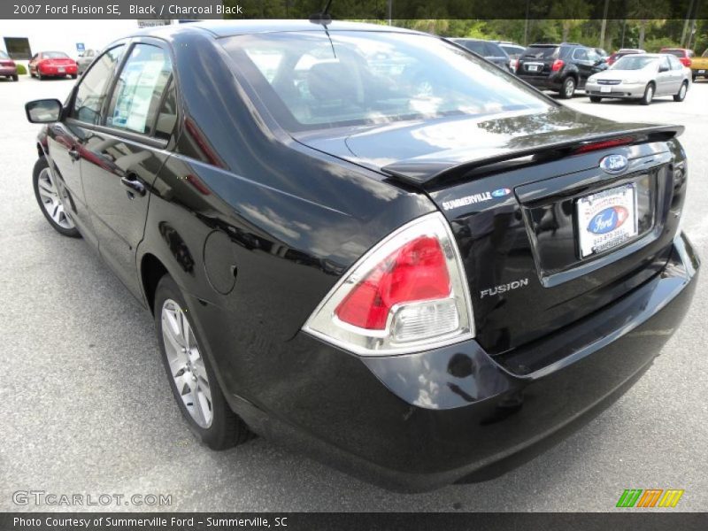 Black / Charcoal Black 2007 Ford Fusion SE